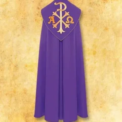 Best Sale Articles Religieux JP Chape liturgique Alfa omega