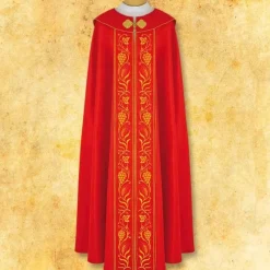 Cheap Articles Religieux JP chape liturgique brodée rouge