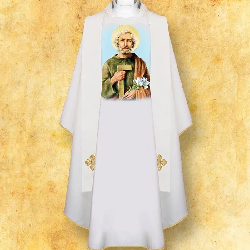Shop Articles Religieux JP chasuble avec motif saint joseph