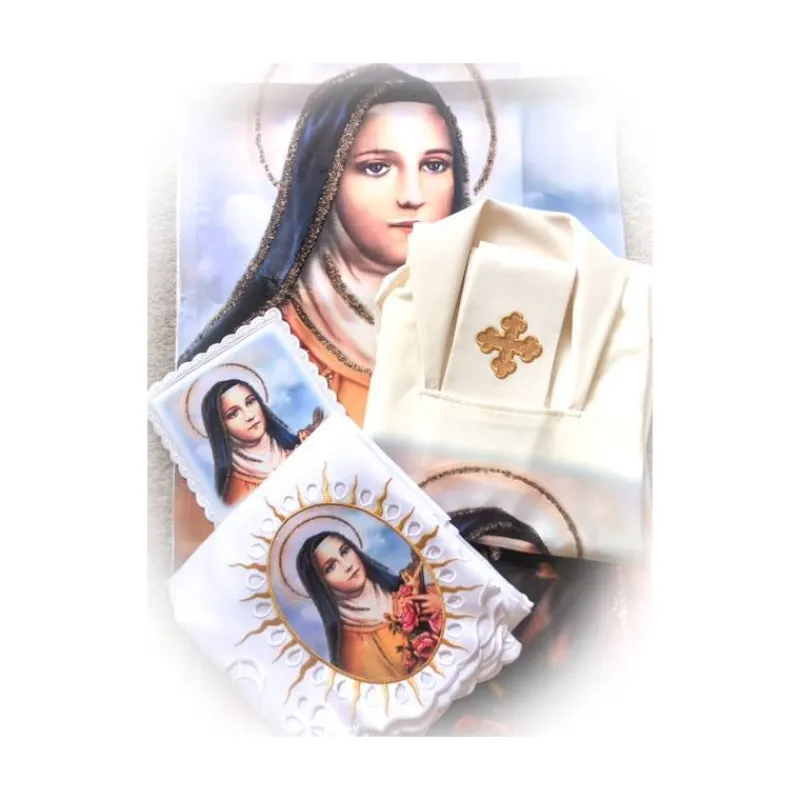 New Articles Religieux JP Chasuble avec photo Sainte Thérèse -
