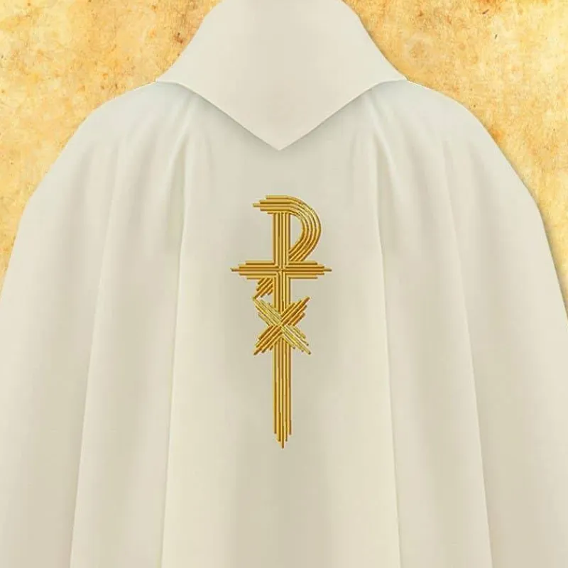 Sale Articles Religieux JP Chasuble avec étole avec motif Agneau Dieu