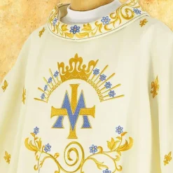 Store Articles Religieux JP Chasuble brodée Mariale très jolie