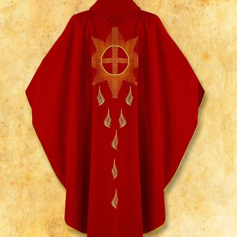 Fashion Articles Religieux JP Chasuble brodée saint esprit