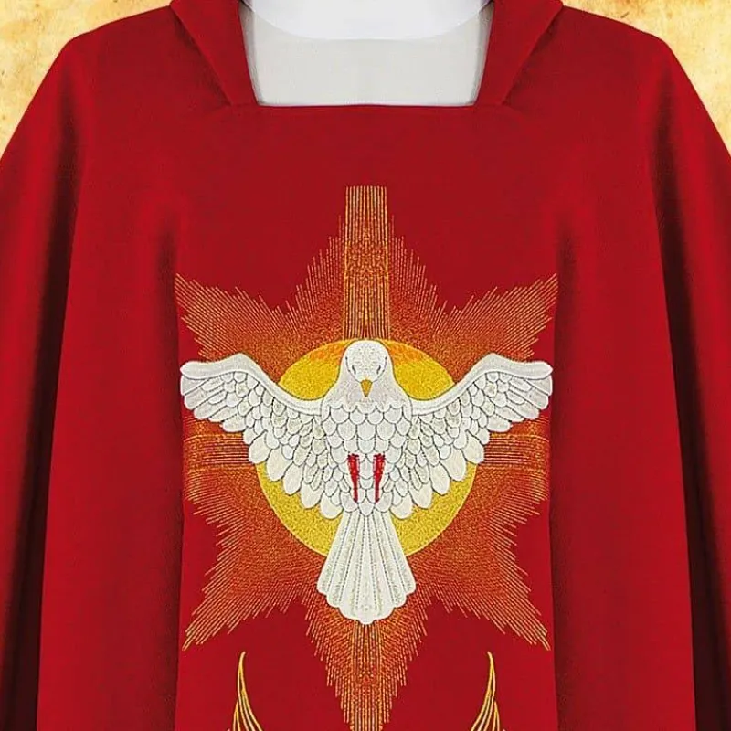 Fashion Articles Religieux JP Chasuble brodée saint esprit