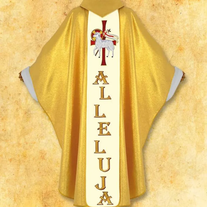 Cheap Articles Religieux JP chasuble liturgique avec motif Jésus