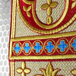 New Articles Religieux JP Chasuble liturgique avec motif la cène