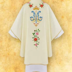 Clearance Articles Religieux JP chasuble liturgique avec motif ND Guadelupe