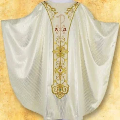 Clearance Articles Religieux JP chasuble liturgique avec motif sacre cœur Jésus