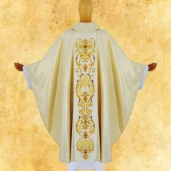 Flash Sale Articles Religieux JP chasuble liturgique avec motif sainte Famille