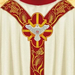 Flash Sale Articles Religieux JP Chasuble liturgique avec motif Saint Esprit