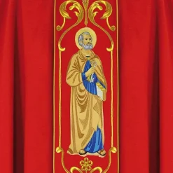 Hot Articles Religieux JP chasuble liturgique avec motif saint pierre