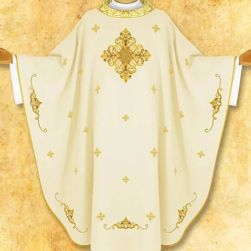 New Articles Religieux JP chasuble liturgique brodée