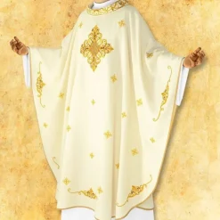 New Articles Religieux JP chasuble liturgique brodée