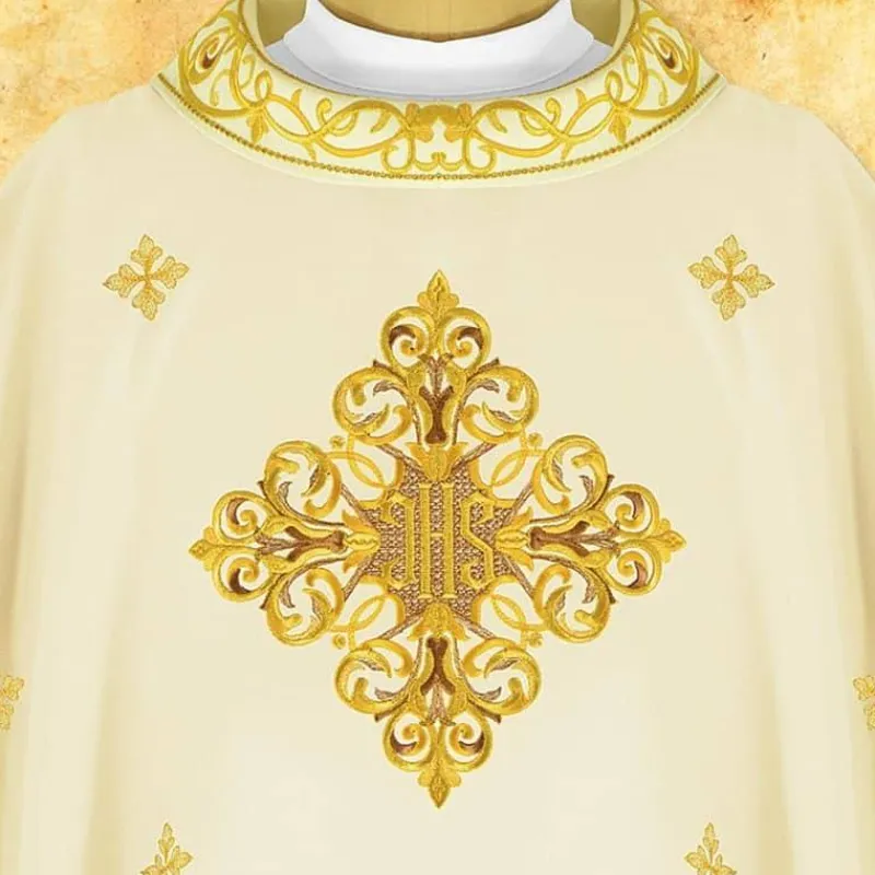 New Articles Religieux JP chasuble liturgique brodée