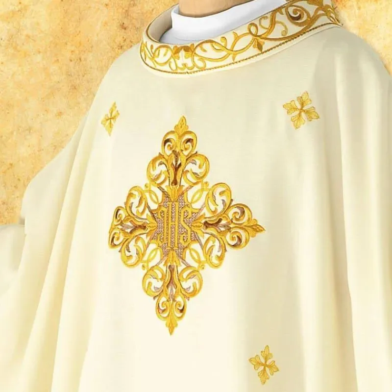 New Articles Religieux JP chasuble liturgique brodée