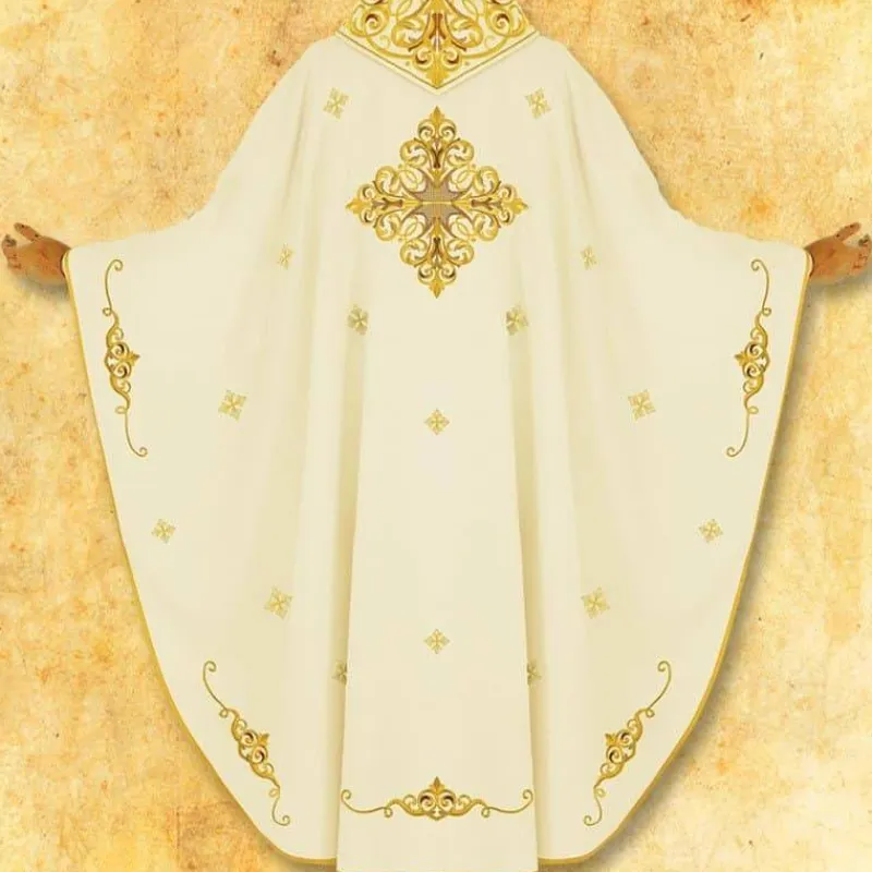 New Articles Religieux JP chasuble liturgique brodée