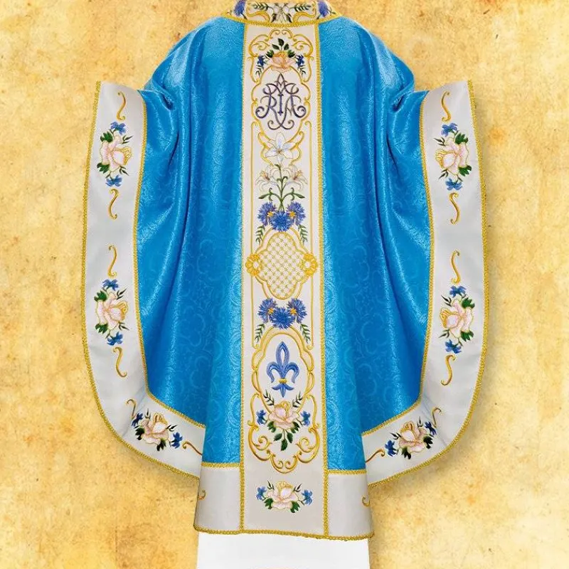 Online Articles Religieux JP chasuble liturgique Corsica Salve Regina