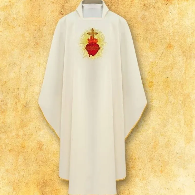 Shop Articles Religieux JP chasuble liturgique cœur Jésus