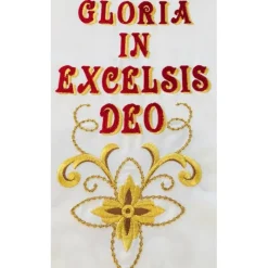 Hot Articles Religieux JP chasuble liturgique gloria in excelsis deo