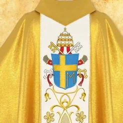 Sale Articles Religieux JP Chasuble liturgique Jean Paul II
