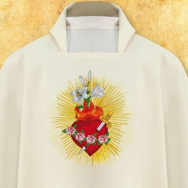 Flash Sale Articles Religieux JP chasuble liturgique mariale