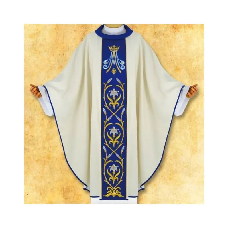Cheap Articles Religieux JP chasuble liturgique mariale