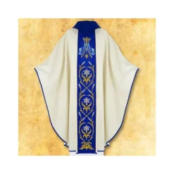 Cheap Articles Religieux JP chasuble liturgique mariale