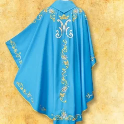 Store Articles Religieux JP Chasuble liturgique mariale brodée