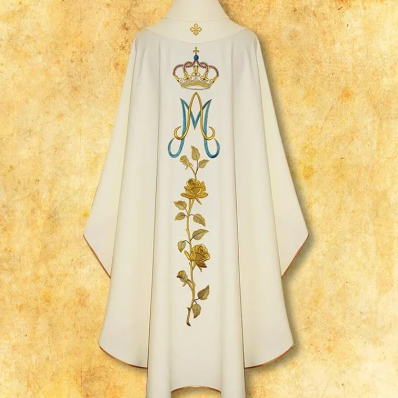 Store Articles Religieux JP Chasuble liturgique Marie Chapelet