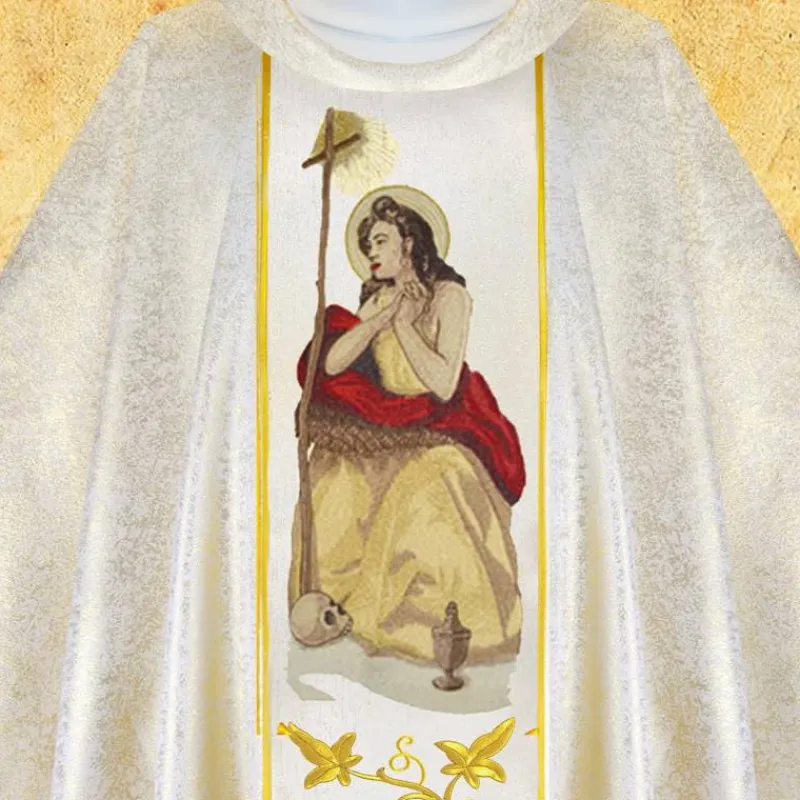 Hot Articles Religieux JP Chasuble liturgique Marie Madelaine