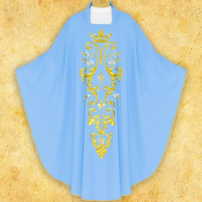 Best Articles Religieux JP Chasuble liturgique motif Mariale