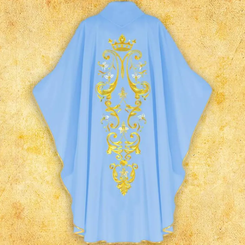 Best Articles Religieux JP Chasuble liturgique motif Mariale