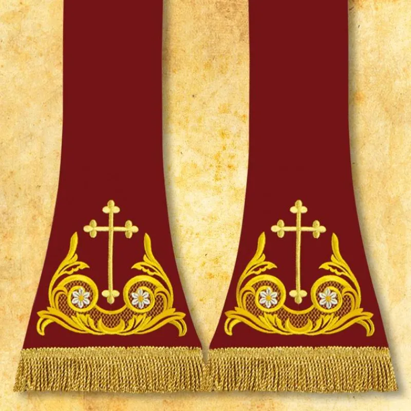 Store Articles Religieux JP Chasuble liturgique romaine bordo