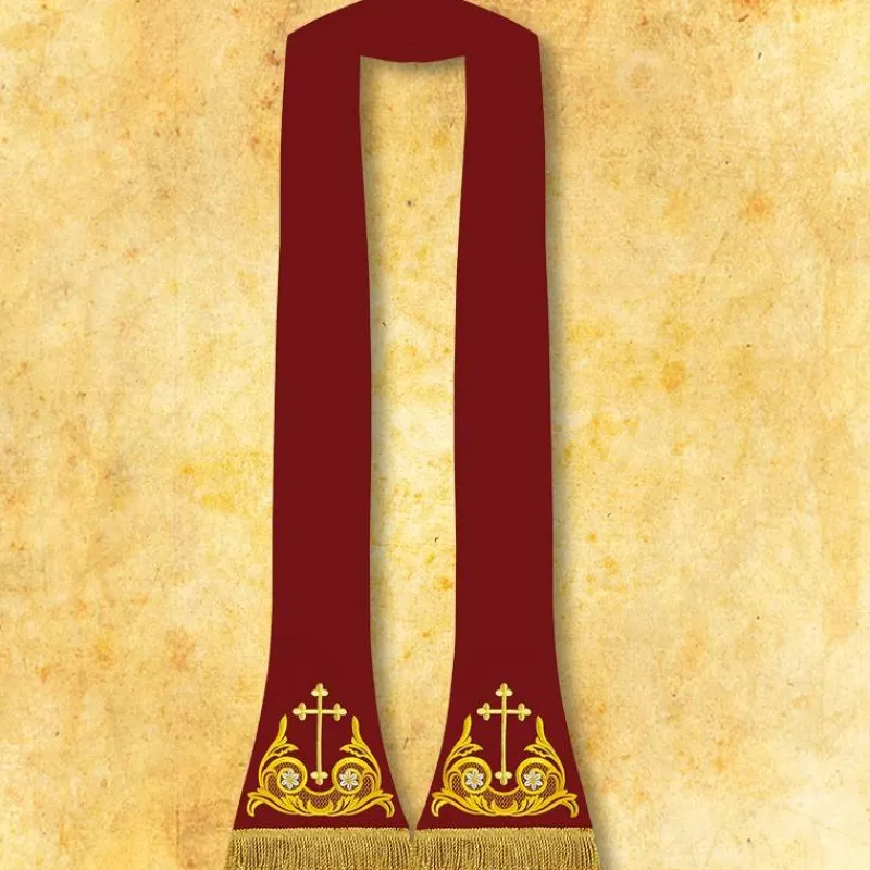 Store Articles Religieux JP Chasuble liturgique romaine bordo