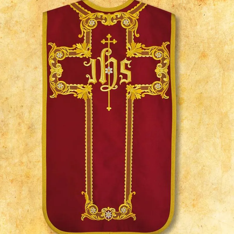 Store Articles Religieux JP Chasuble liturgique romaine bordo