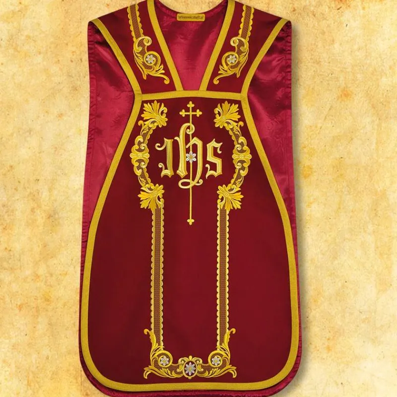 Store Articles Religieux JP Chasuble liturgique romaine bordo
