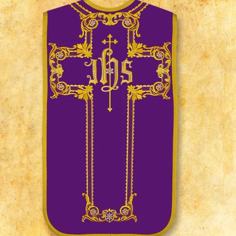 Store Articles Religieux JP Chasuble liturgique romaine bordo