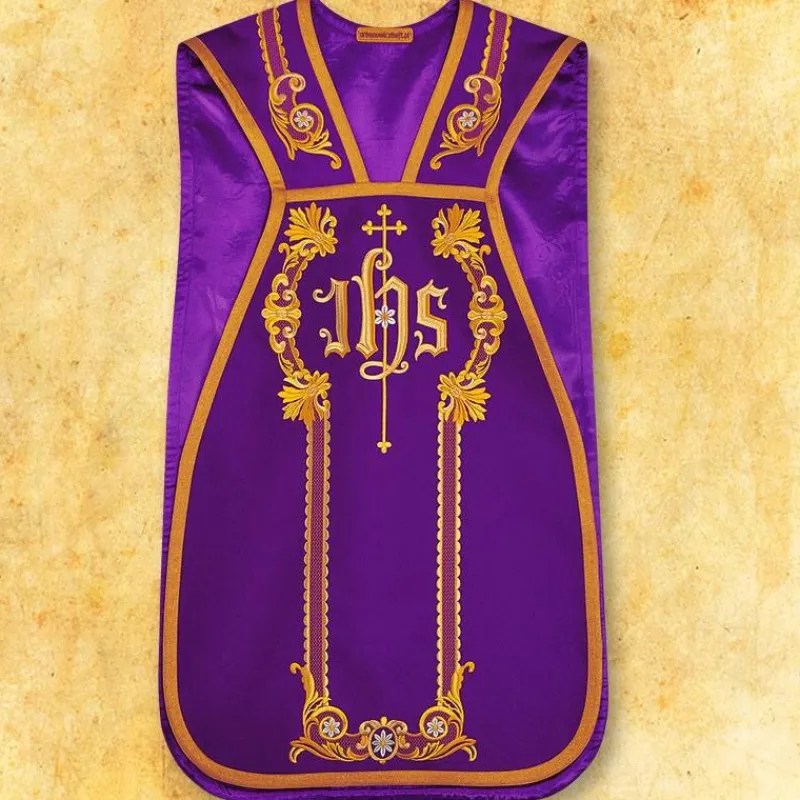 Store Articles Religieux JP Chasuble liturgique romaine bordo