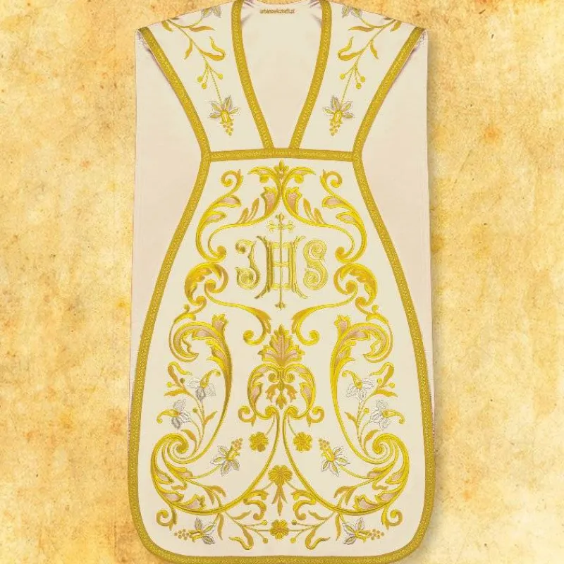 Cheap Articles Religieux JP Chasuble liturgique rouge romaine