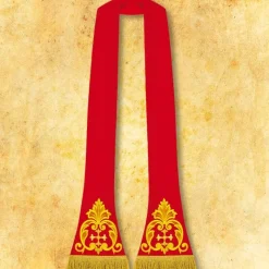 Cheap Articles Religieux JP Chasuble liturgique rouge romaine