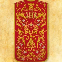 Cheap Articles Religieux JP Chasuble liturgique rouge romaine
