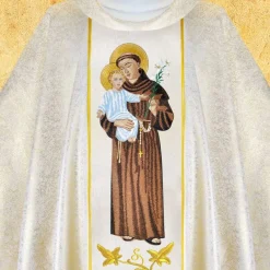 Sale Articles Religieux JP Chasuble liturgique Saint Antoine