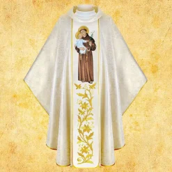 Sale Articles Religieux JP Chasuble liturgique Saint Antoine