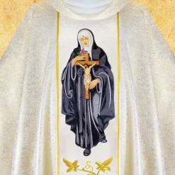 New Articles Religieux JP Chasuble liturgique Sainte Rita