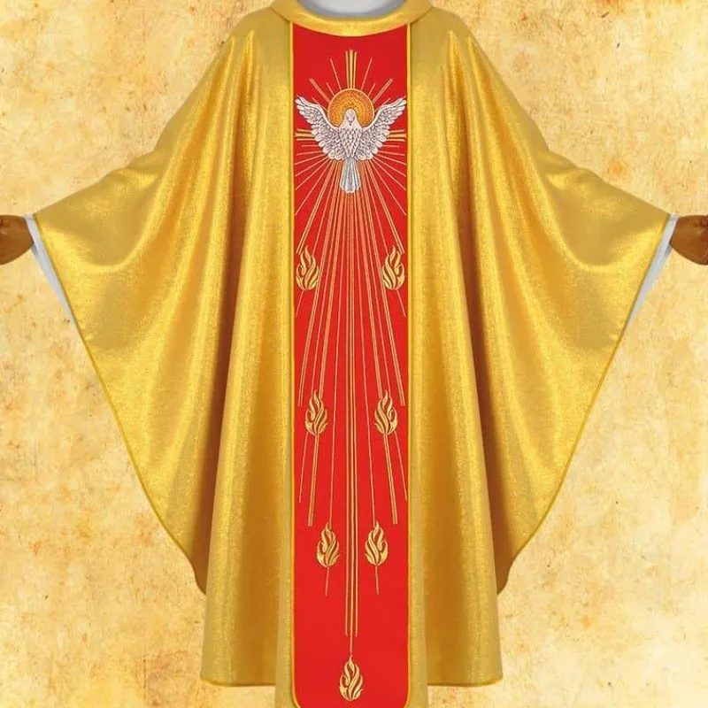 Hot Articles Religieux JP Chasuble liturgique Saint Esprit