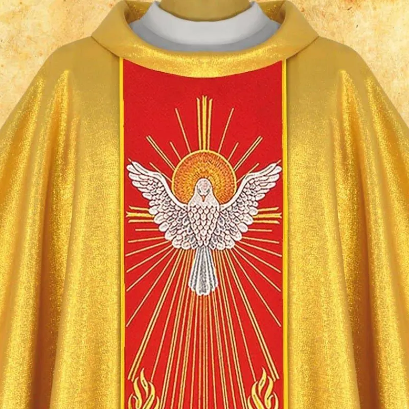 Hot Articles Religieux JP Chasuble liturgique Saint Esprit