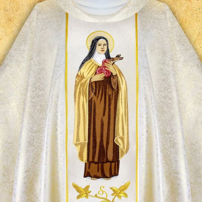 Discount Articles Religieux JP chasuble liturgique sainte therese