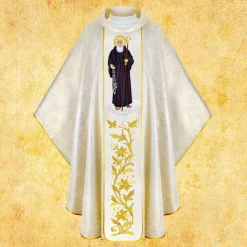 Best Sale Articles Religieux JP Chasuble liturgique Saint Leonard