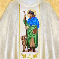 Hot Articles Religieux JP chasuble liturgique Saint Roch