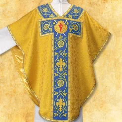 Fashion Articles Religieux JP chasuble liturgique style romaine motif Saint Jacques